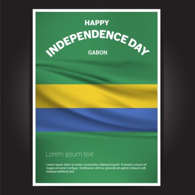 Gabon Bağımsızlık günü poster