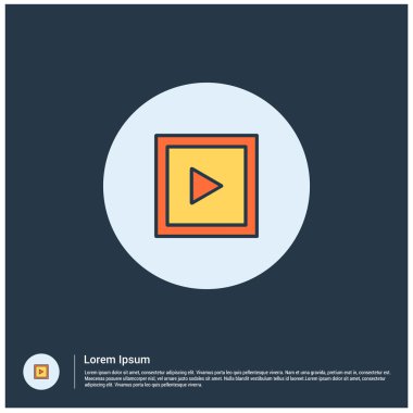 simge, düz tasarım oyna.