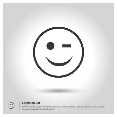 Yüz smiley simgesi