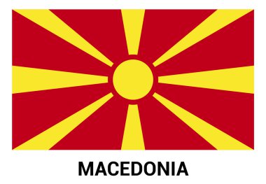 Makedonya izole bayrak