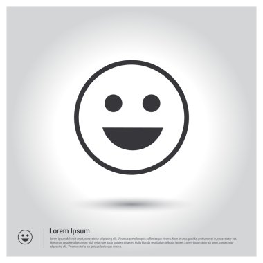 mutlu yüz smiley simgesi