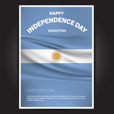 Arjantin Bağımsızlık günü poster