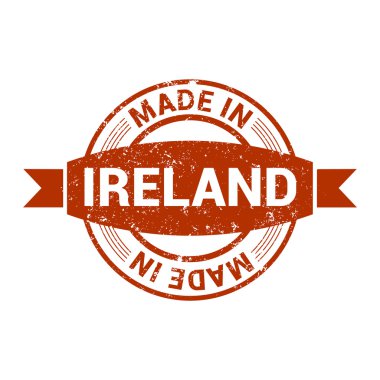 İrlanda yaptı. Yuvarlak lastik damga tasarım