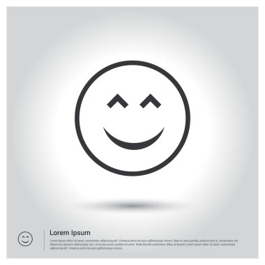 mutlu yüz smiley simgesi