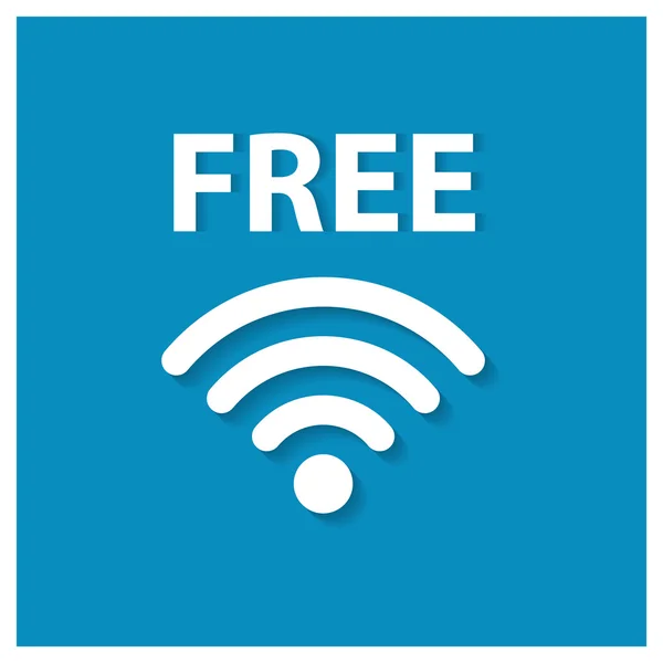 Icono wifi gratis — Vector de stock