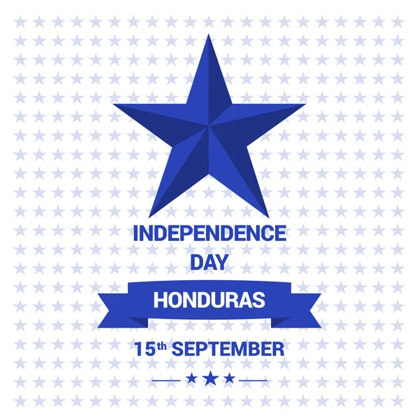 Feliz Dia da Independência de Honduras —  Vetores de Stock