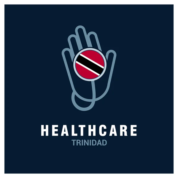 Logo Trinidad healthcare — Vector de stock