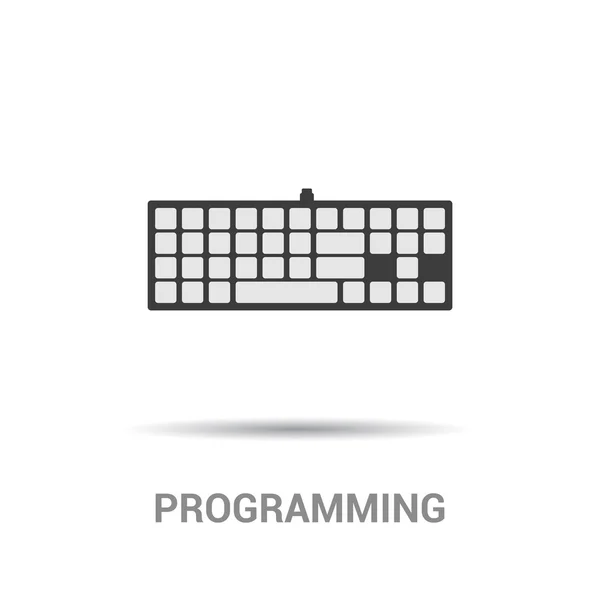 Ikona klávesnice počítače — Stockový vektor