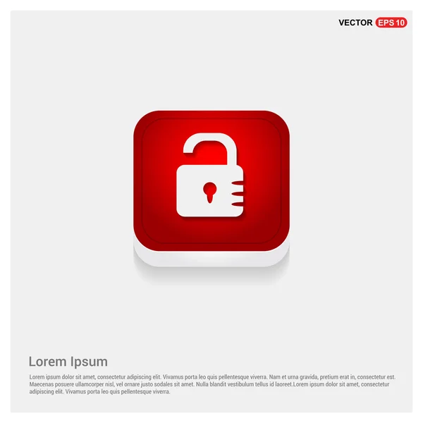 Lock web icon — Stock Vector