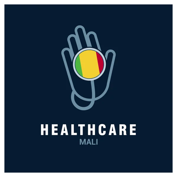 Logo Mali healthcare — Vector de stock