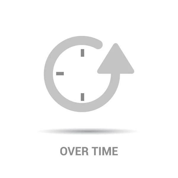 Horloge de temps icône — Image vectorielle