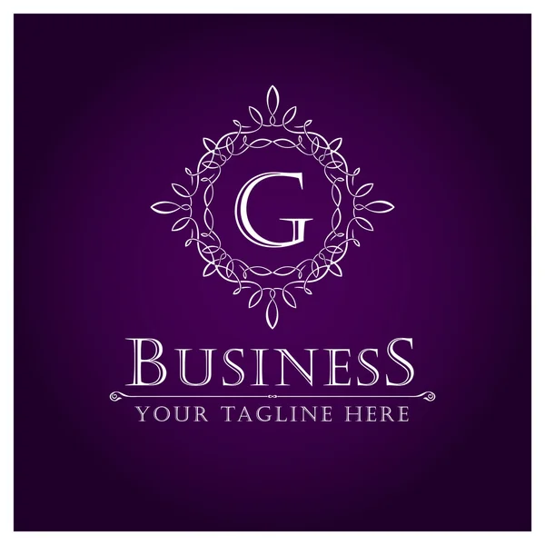 Логотип предприятия с буквой G — стоковый вектор