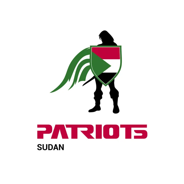 Sudan patriots concept — Stockvector