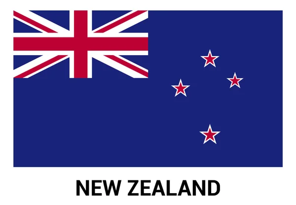 New Zealands flag – Stock-vektor