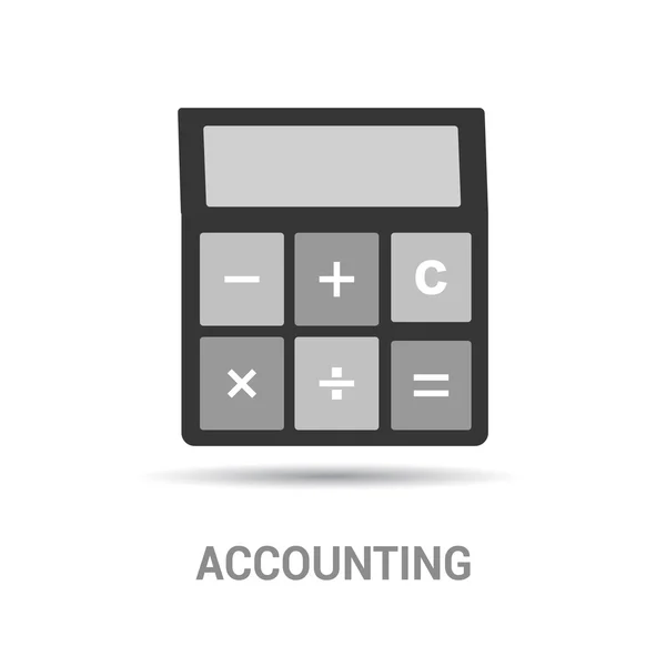 Ícone de calculadora de negócios —  Vetores de Stock