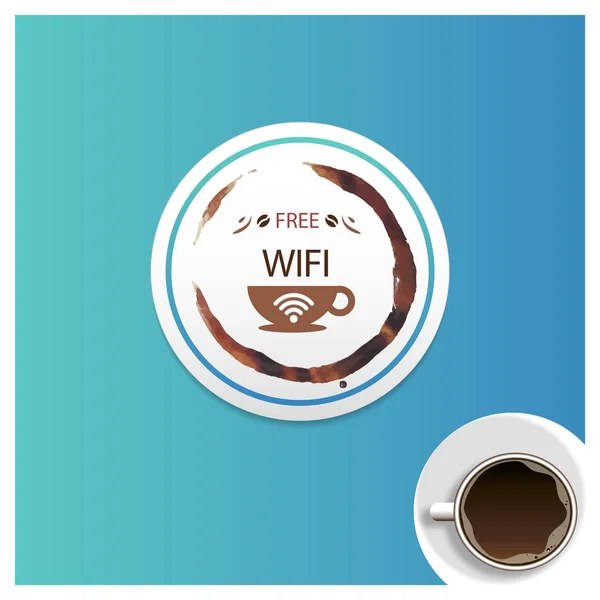 Icono wifi gratis — Vector de stock