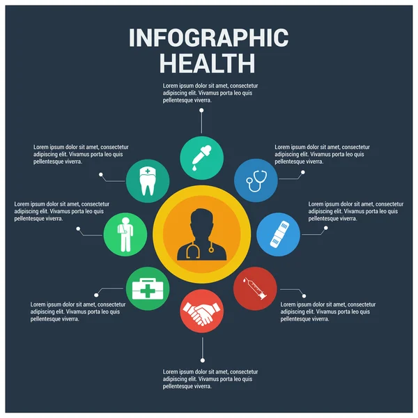 Infográficos de negócios modernos — Vetor de Stock