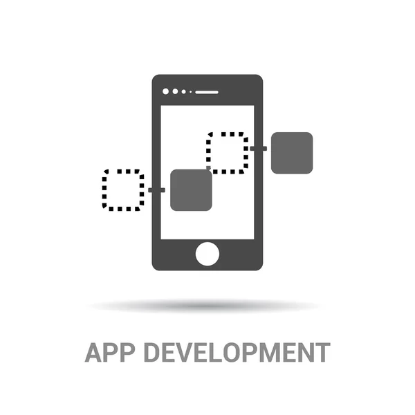 App fejlesztési ikon — Stock Vector
