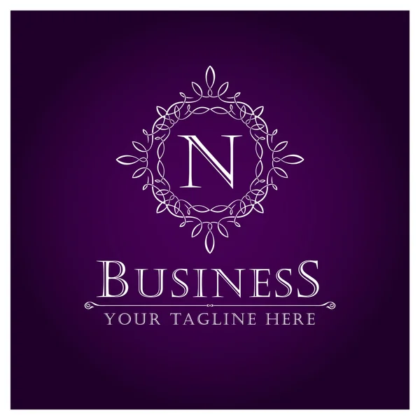 Buisiness Logo ontwerp met de Letter N — Stockvector