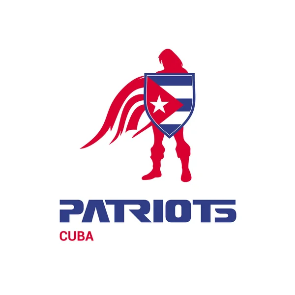 Cuba patriotes concept — Image vectorielle