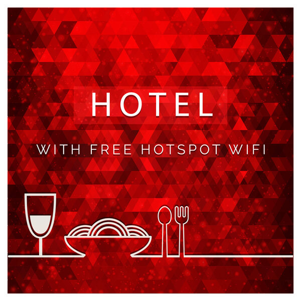 Бесплатный Wi-Fi Hotspot Wi-Fi, дизайн плаката интернет-кафе
