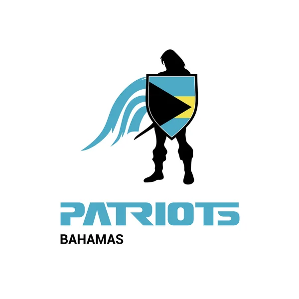 Bahamas patriots concept — Stock vektor