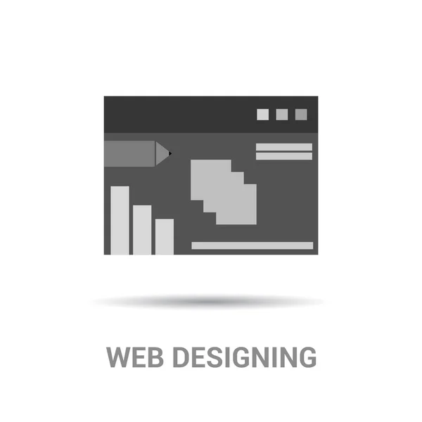 Responsive Web Design Line Icono — Vector de stock