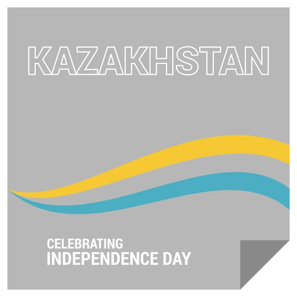 Dzień Niepodległości Kazachstan — Wektor stockowy
