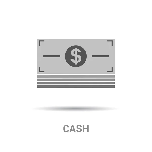 Dollar rekeningen pictogram — Stockvector