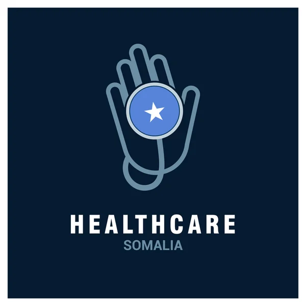 Somalia healthcare logo — 图库矢量图片