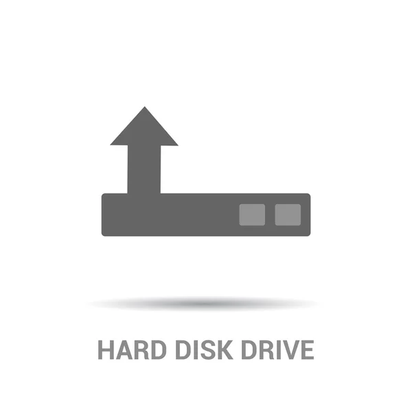 Hard disk drive icon — Stock Vector