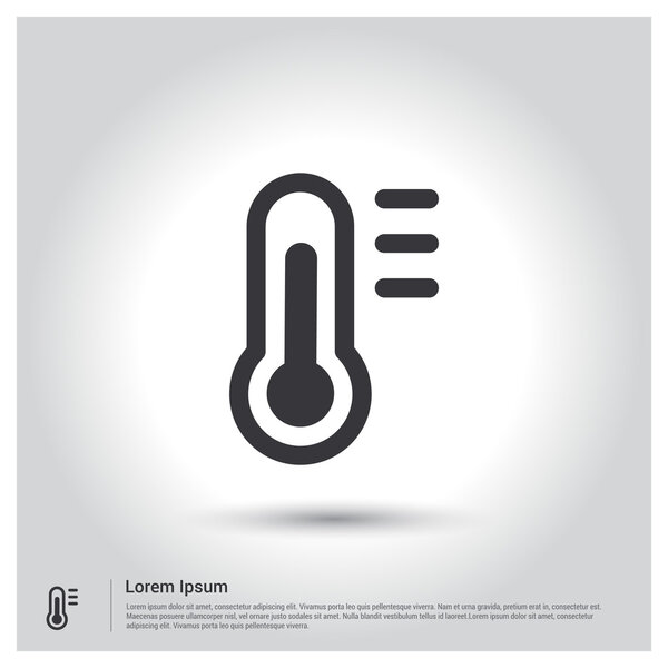 measuring temperature icon