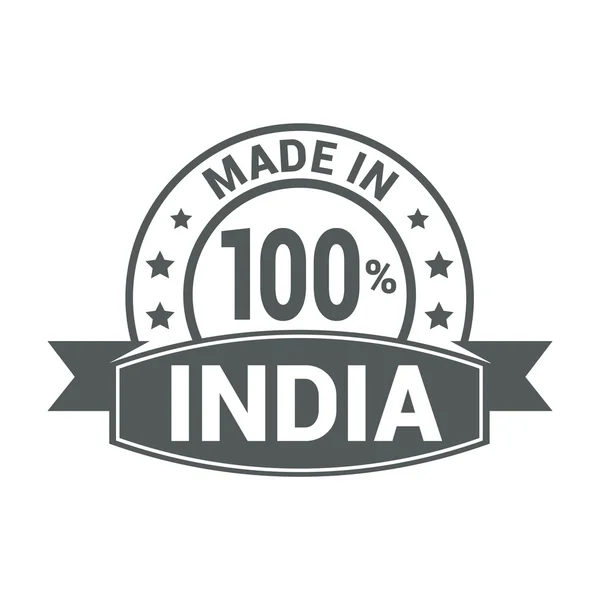 Зроблено в Індії штамп — стоковий вектор