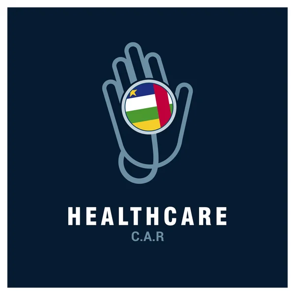 C.A.R. logotipo de salud — Vector de stock