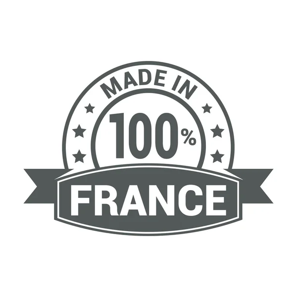 Κατασκευασμένο με γαλλική σφραγίδα — Διανυσματικό Αρχείο