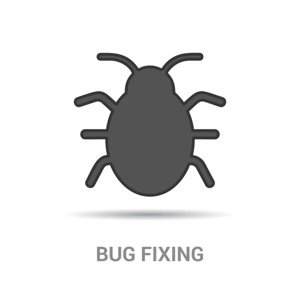 Bug fixing icon — Stock Vector