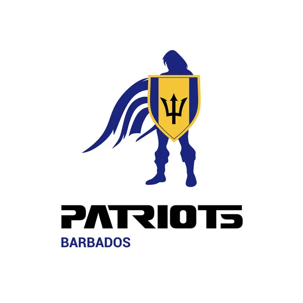 Barbados patriots concept — ストックベクタ