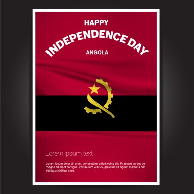Angola Bağımsızlık günü poster