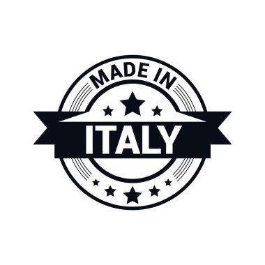 İtalya'da yapılmış. Yuvarlak lastik damga tasarım