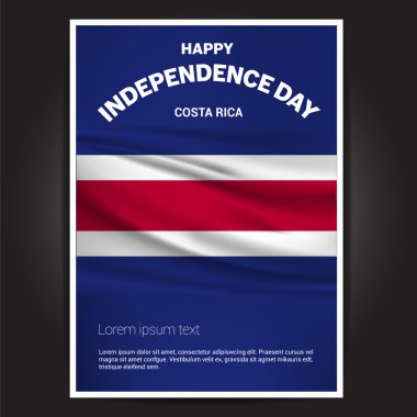 Kosta Rika Bağımsızlık günü poster