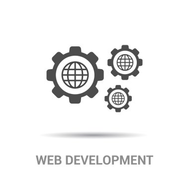 Dünya küre Gears simgesi