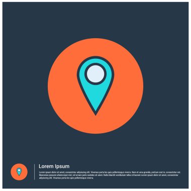 Harita iğne simgesi