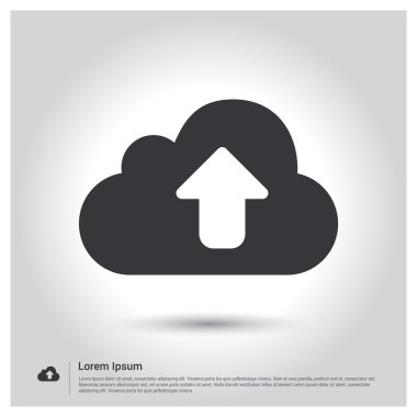 cloud download icon clipart