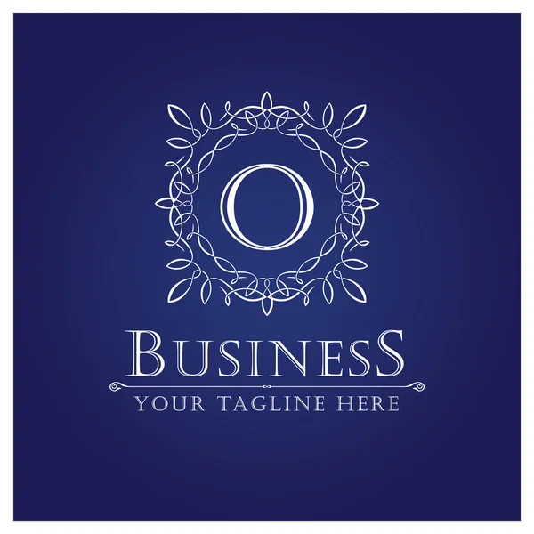Projektowanie buisiness Logo z litera O — Wektor stockowy