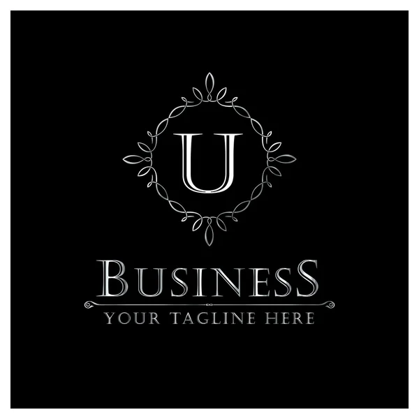 Buisiness Logo Design with Letter U — Stock Vector