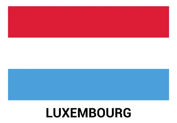 ルクセンブルクの国旗 — ストックベクタ