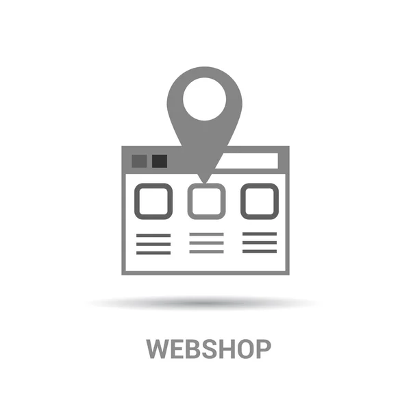 Responsiv ikon för webbdesign — Stock vektor