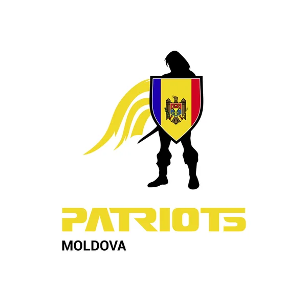 Mołdawią Patriotów koncepcja — Wektor stockowy