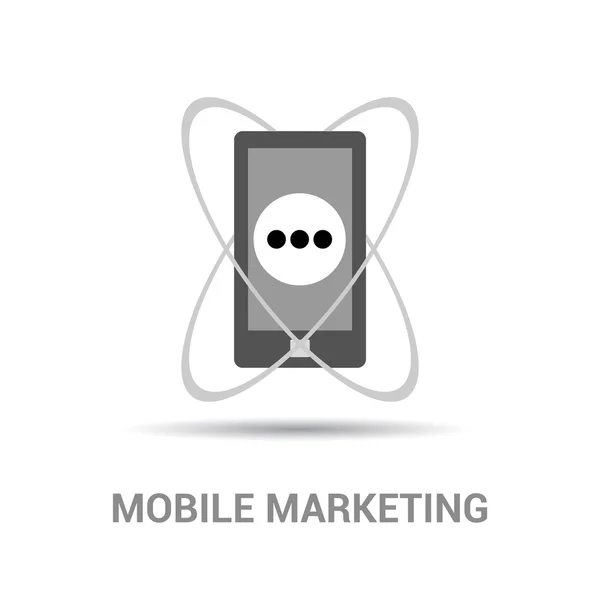 Marketing móvil y personalización — Archivo Imágenes Vectoriales