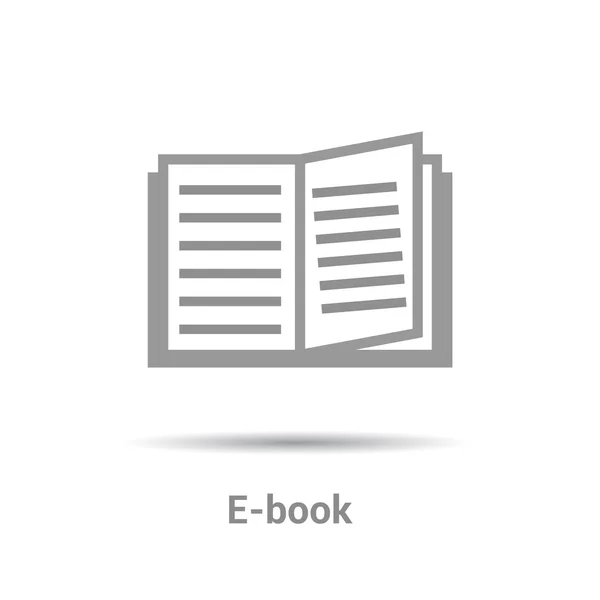 Ícone do livro isolado — Vetor de Stock